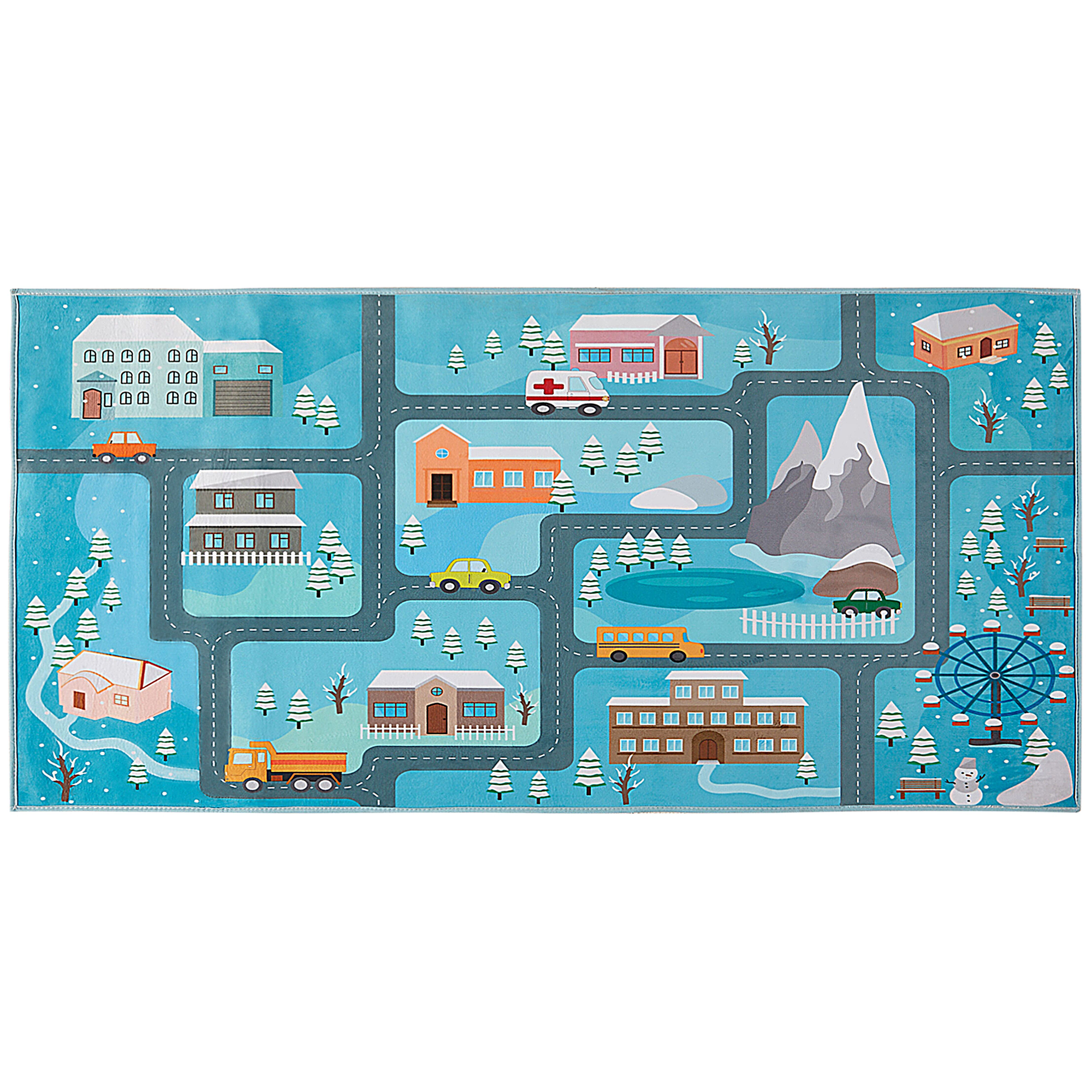 Covor pentru copii KIGI Albastru 80 x 150 cm