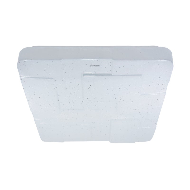 Plafon Tetris kwadratowy biały LED 36W 4100K 2650lm wym: 5,5 x 43 cm IP44 tworzywo sztuczne Struhm