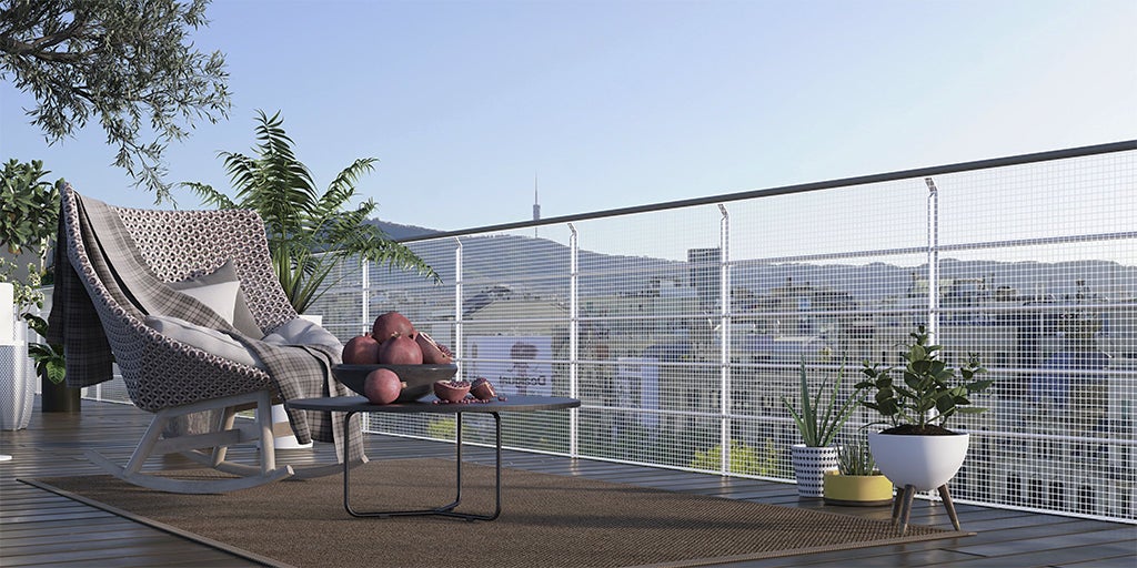 Rete Di Sicurezza Bianca 5x1m - Maglia 5cm Per Scale, Giardino E Protezione Bambini - Foto 8