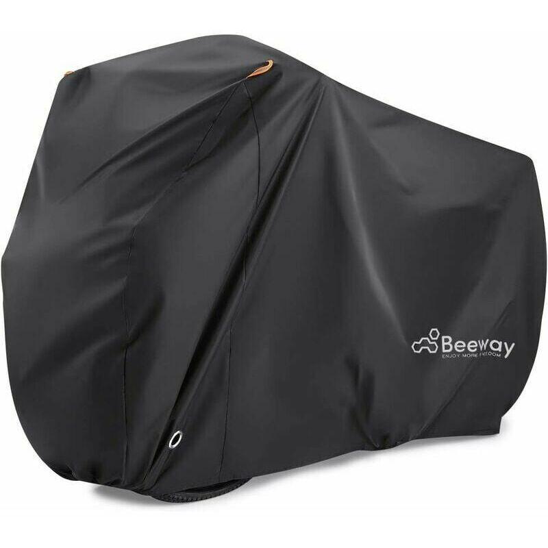 Housse vélo pour 2 Vélos, Housse de vélo étanche en nylon 190T avec protection contre la poussière, les UV, la pluie Protection pourVTT - 2