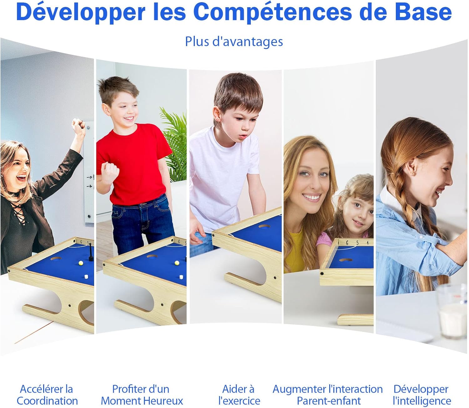 Tavolo da Calcio Magnetico, Gioco Interattivo da Tavolo per Feste in Famiglia - 5