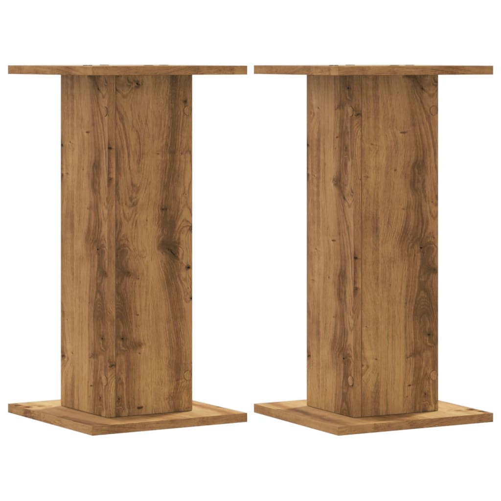 Maison Exclusive - Supports pour plantes 2 pcs chêne artisanal bois d'ingénierie - 2