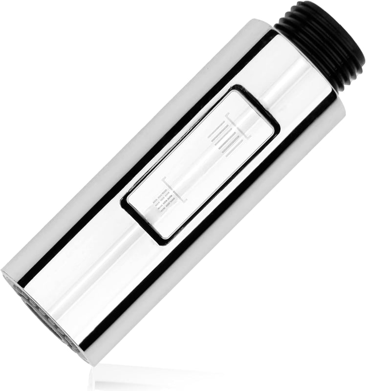 Wyciągana głowica natryskowa z 2 trybami, wymienna dysza do kranu prysznicowego, perlator wody do kuchni i łazienki