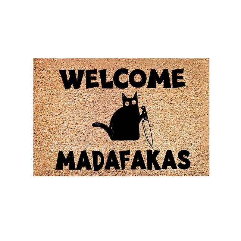 Wycieraczka antypoślizgowa - 1 sztuka - 40x60 cm - brązowa