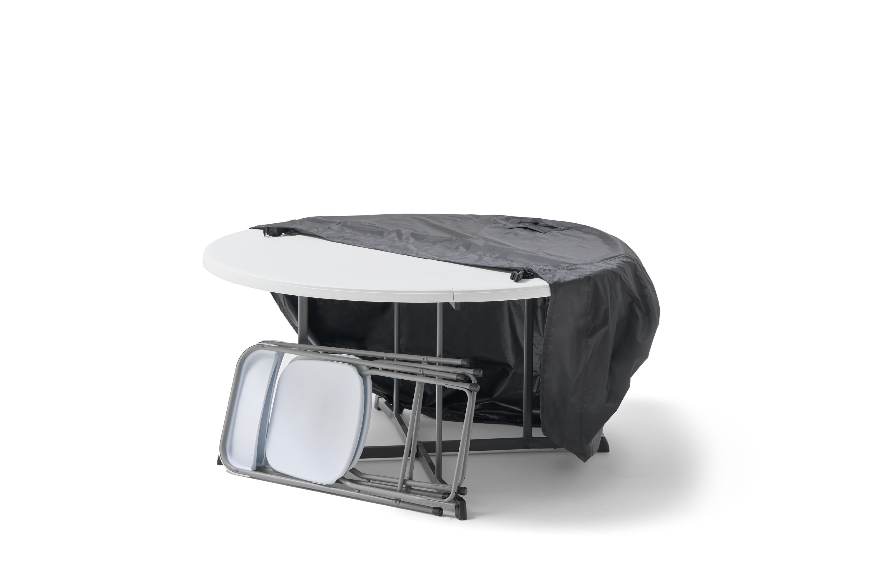 Pokrowiec ochronny na okrągły stół z poliestru o średnicy Ø 150 x 90 cm