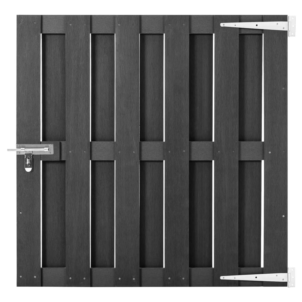 Vidaxl Puerta De Jardín De Wpc 100X100 Cm Gris , Leroy Merlin
