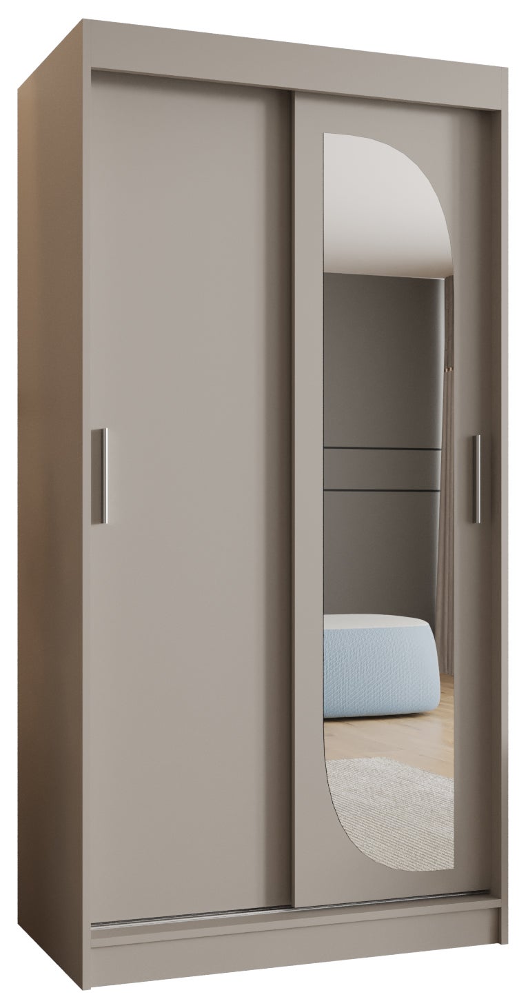 Szafa przesuwna garderoba LUCY 100 x 62 x 200 cm Kaszmir