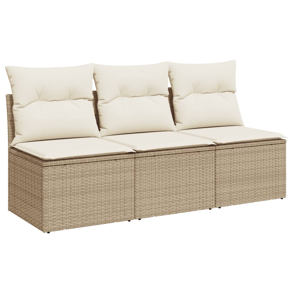 Salon De Jardin Tresse Exterieur VidaXL Salon De Jardin 8 Pcs Avec Coussins Gris Résine Tressée 3218000 - Jardin Canape Resine Tressee