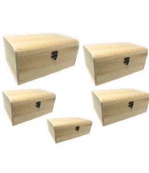 TrAdE Shop Traesio - Set 6 Scatole Box Astuccio In Legno Decoupage Portagioie Cofanetto 53463a 33718309 - Foto 11