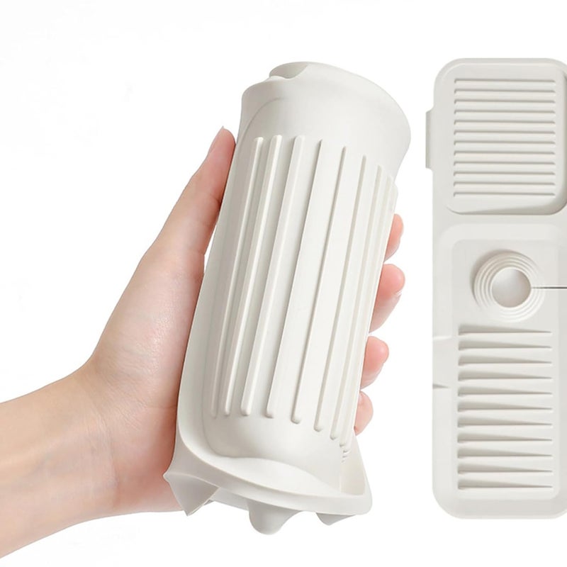 Silikonowa mata odpływowa, tarcza odpływowa do zlewu, wąska mata pod kran, organizer chroniący przed rozpryskiwaniem, wkładka pod kran do zlewu