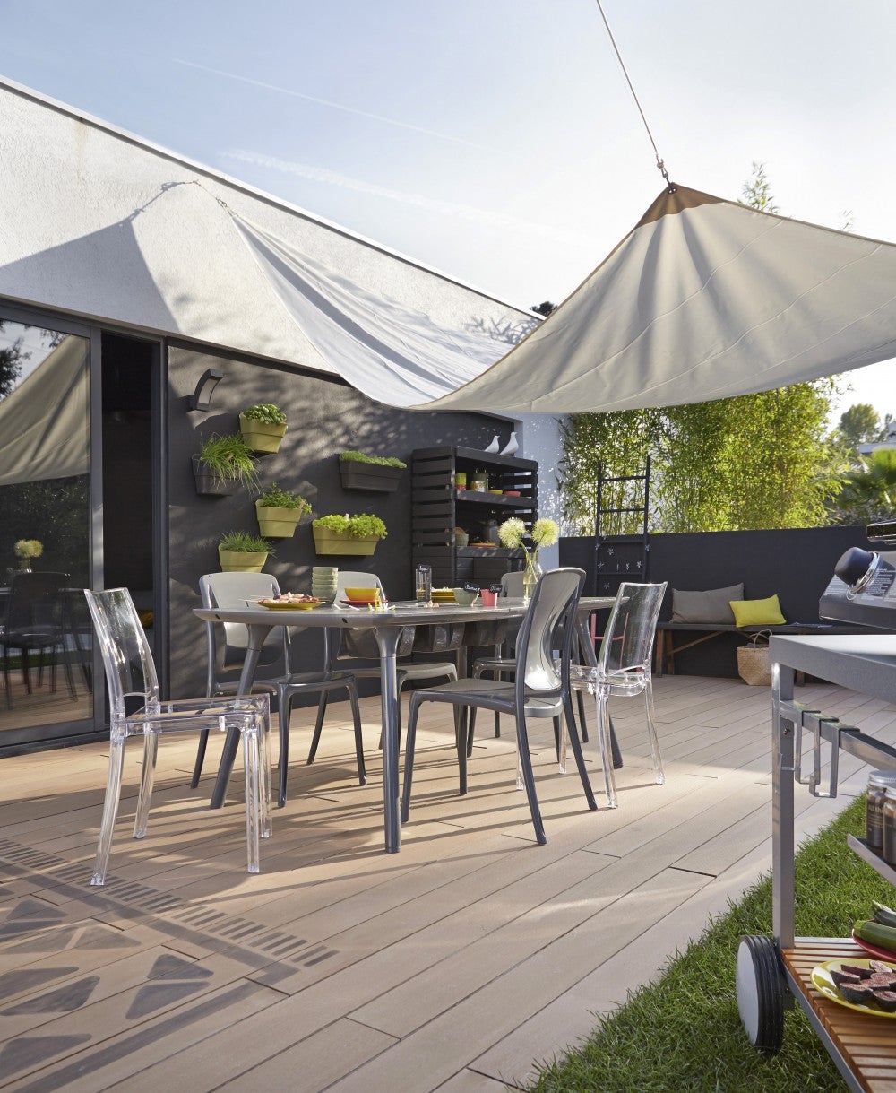 SEDIA IN POLICARBONATO B-SIDE - GRANDSOLEIL Colore: Trasparente - 4