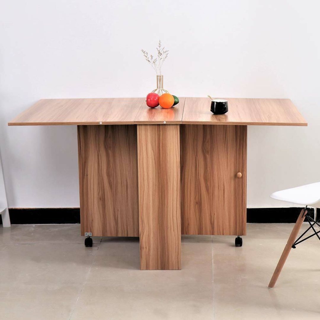 Tavolo da pranzo richiudibile rovere - 4