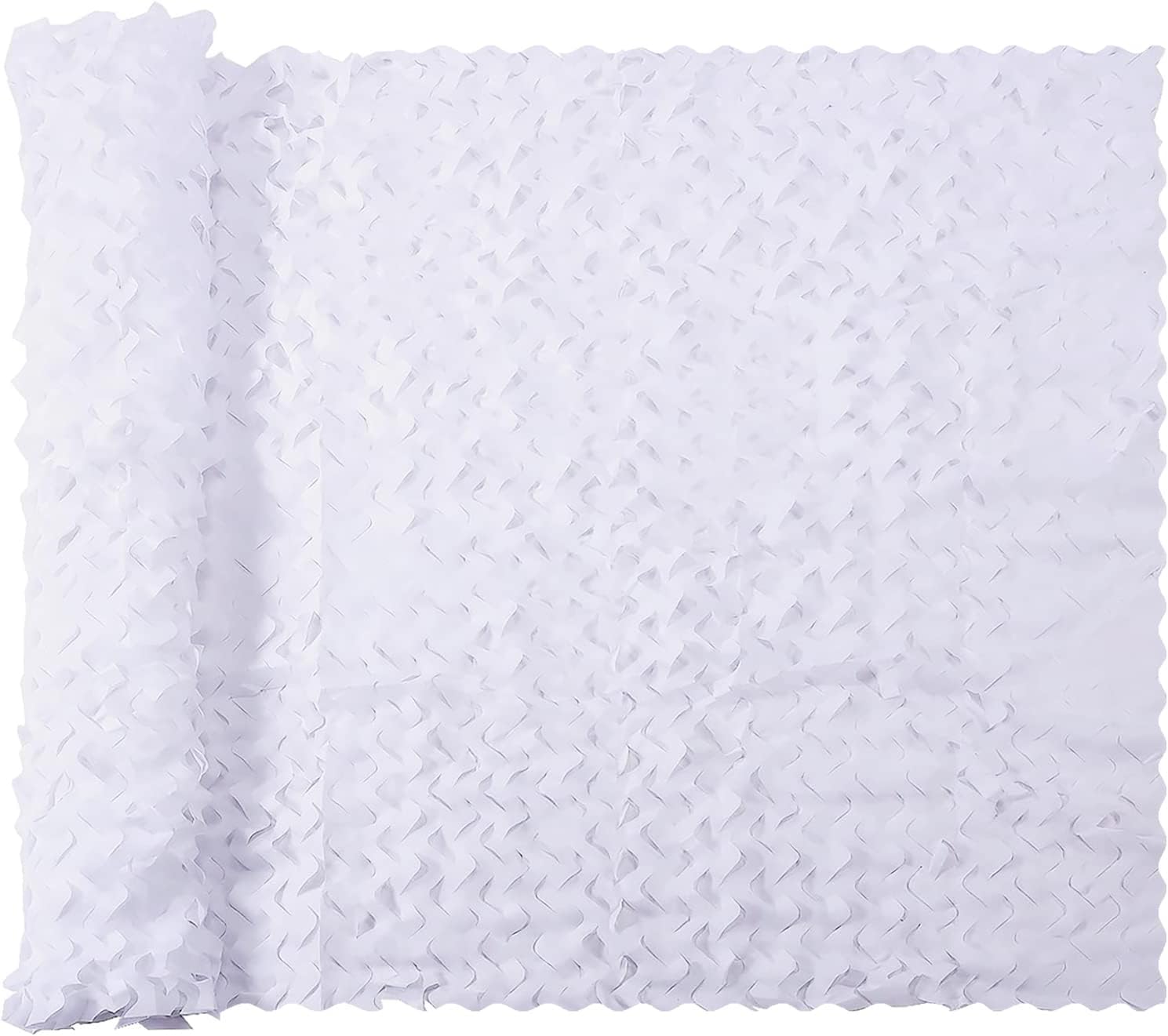 Siatka maskująca, markiza, 2 x 3 m, odpowiednia do kamuflażu, polowania, dekoracji ogrodu, osłona przeciwsłoneczna (biała)