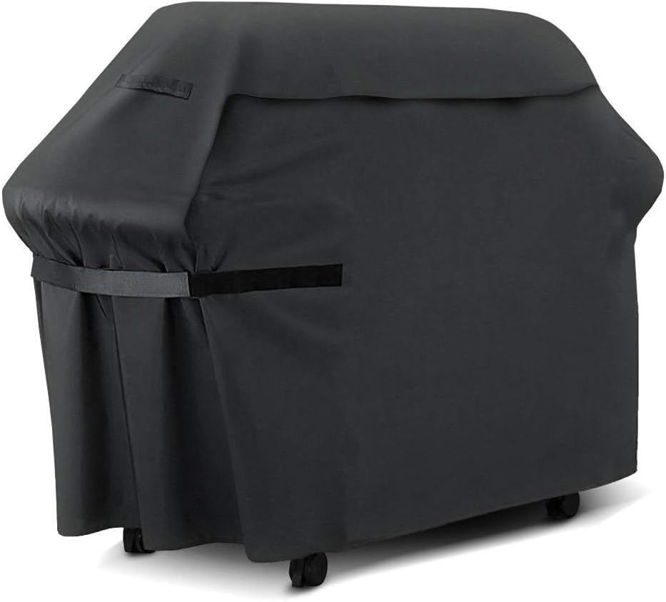 Wytrzymały pokrowiec na grilla gazowego, wykonany z wodoodpornej i pyłoszczelnej tkaniny Oxford 210D, z samoprzylepnymi paskami - XXS: 80 x 66 x 100
