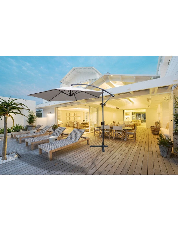 Parasol BEAUSOLEIL - Gris - 4