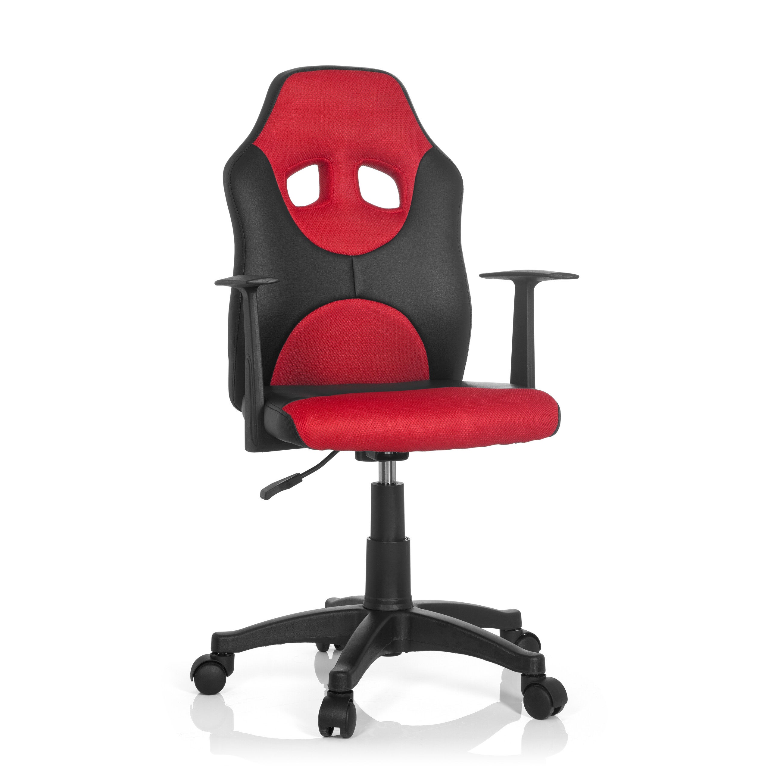 Krzesło obrotowe dla dzieci KID GAME AL Czarno-czerwony hjh OFFICE