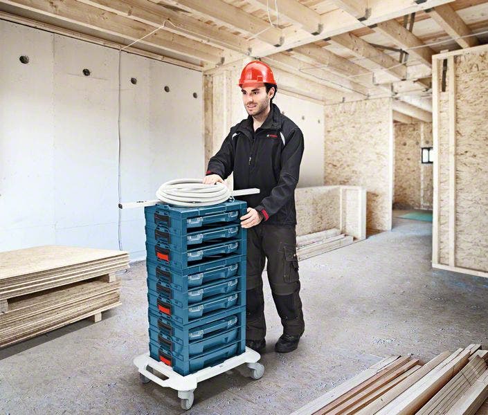 Pojemnik do przechowywania Bosch i-BOXX 3-częściowy niebieski, wytrzymały z zamkiem