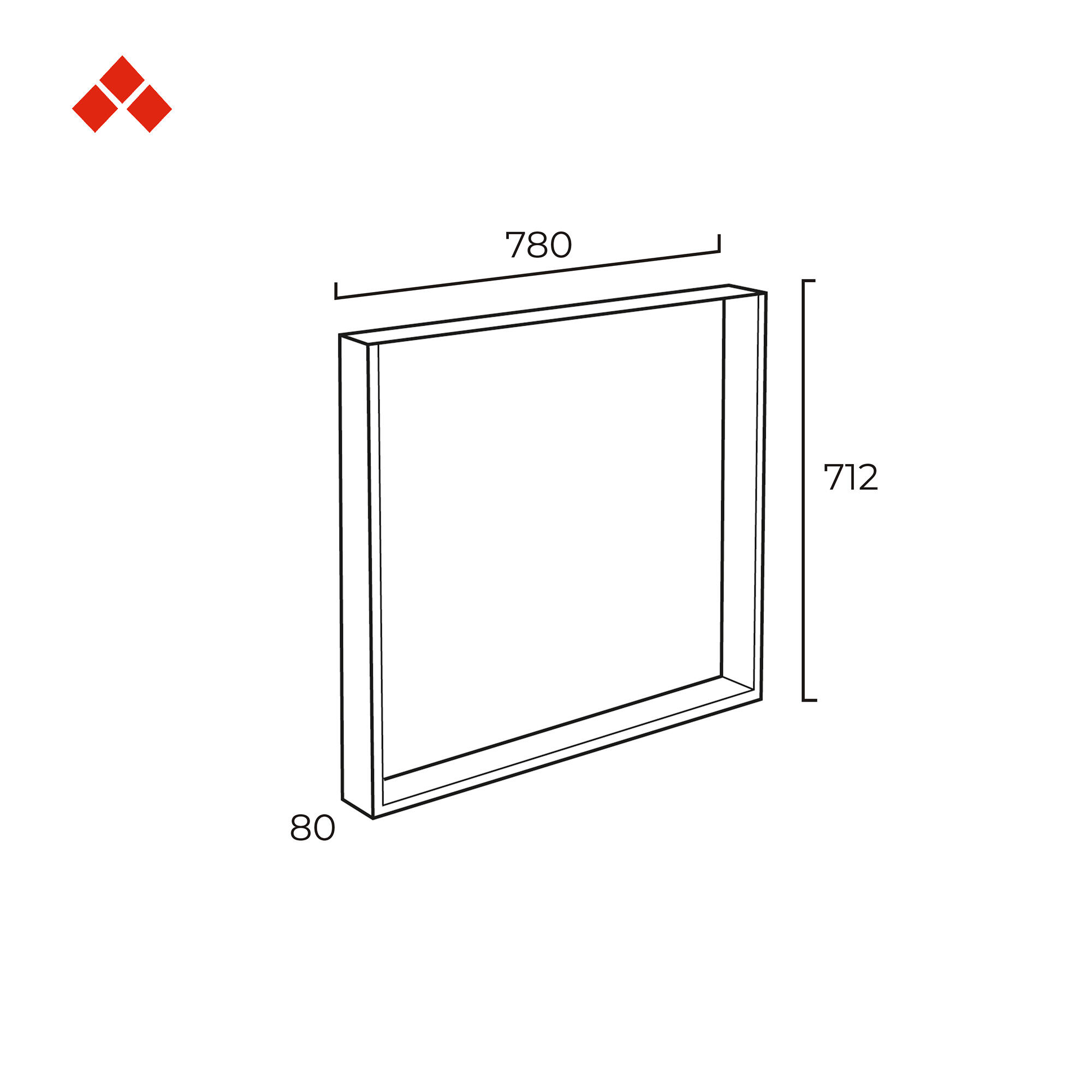 Pied de table ou de bureau en acier noir, hauteur 71,2 cm - 4