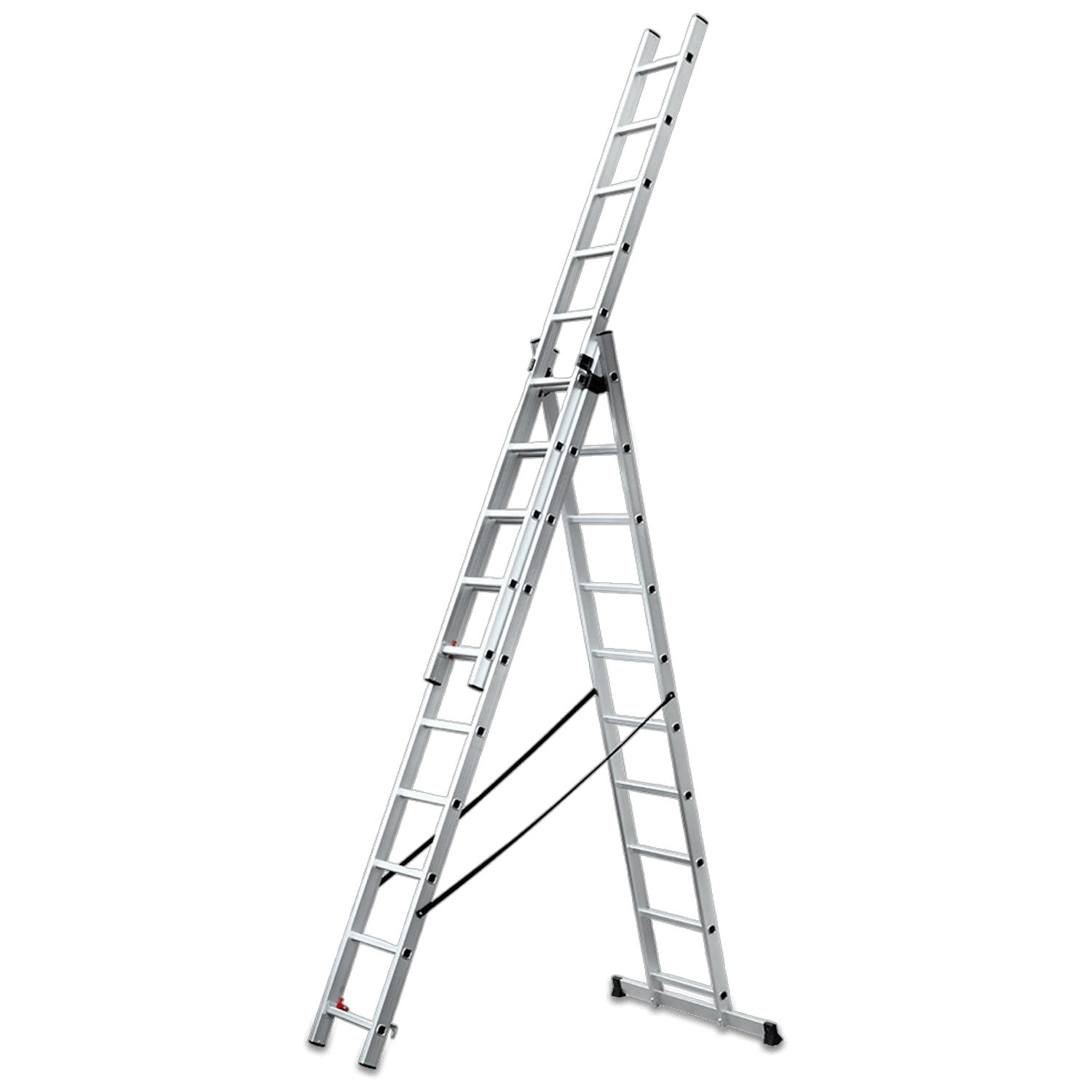 Drabina Aluminiowa 3x10 stopni Wielofunkcyjna Uniwersalna 150 kg 6,48m