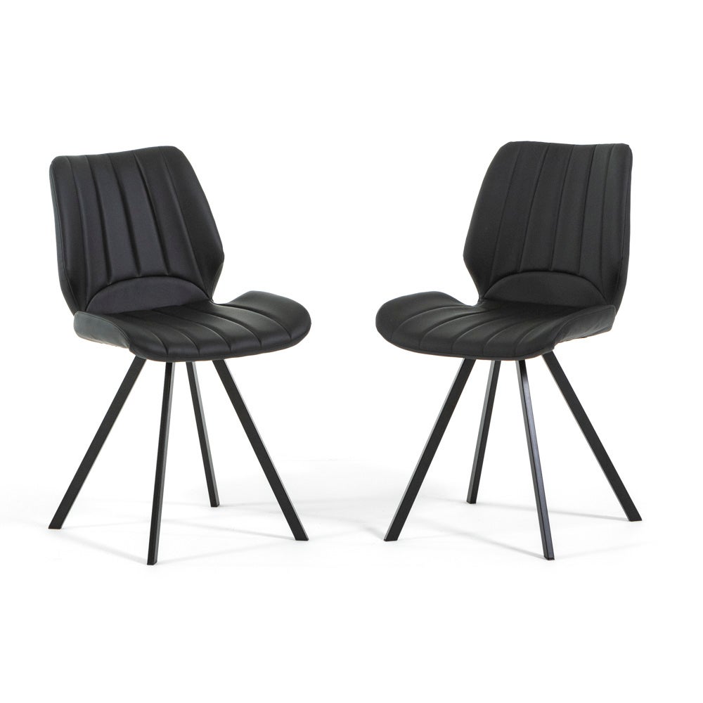 2 Sillas Plegables Acolchadas De Cuero Sintético - Color Rosa Y Blanco, Modernas, Para Oficina O Comedor