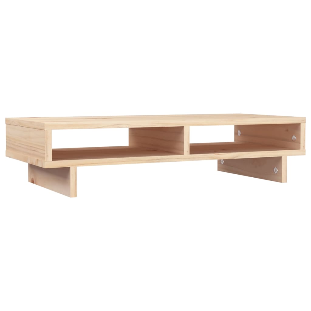 Support Pour Moniteur 50x27x15 Cm Bois De Pin Solide - Support Ordinateur - Support Ecran Support Monitor Meuble Informatique Rangement Bureau 86345476
