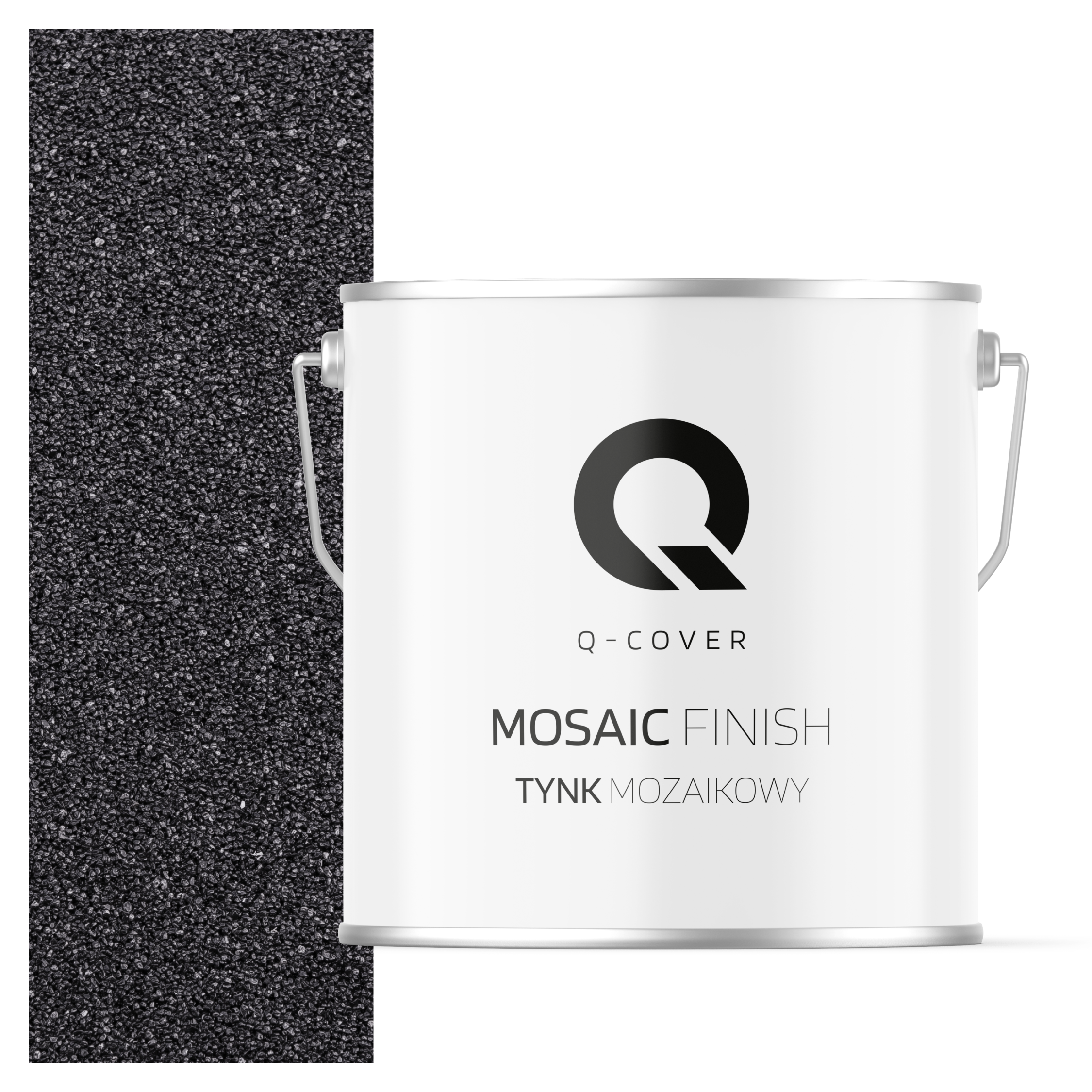 Tynk Mozaikowy Q-Cover Czarny M12 7KG