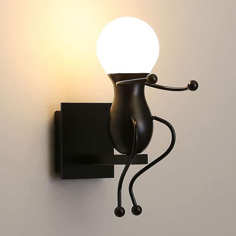 Lampka nocna LED, dekoracyjny kinkiet E27, lampka nocna bez źródła światła, kinkiet schodowy
