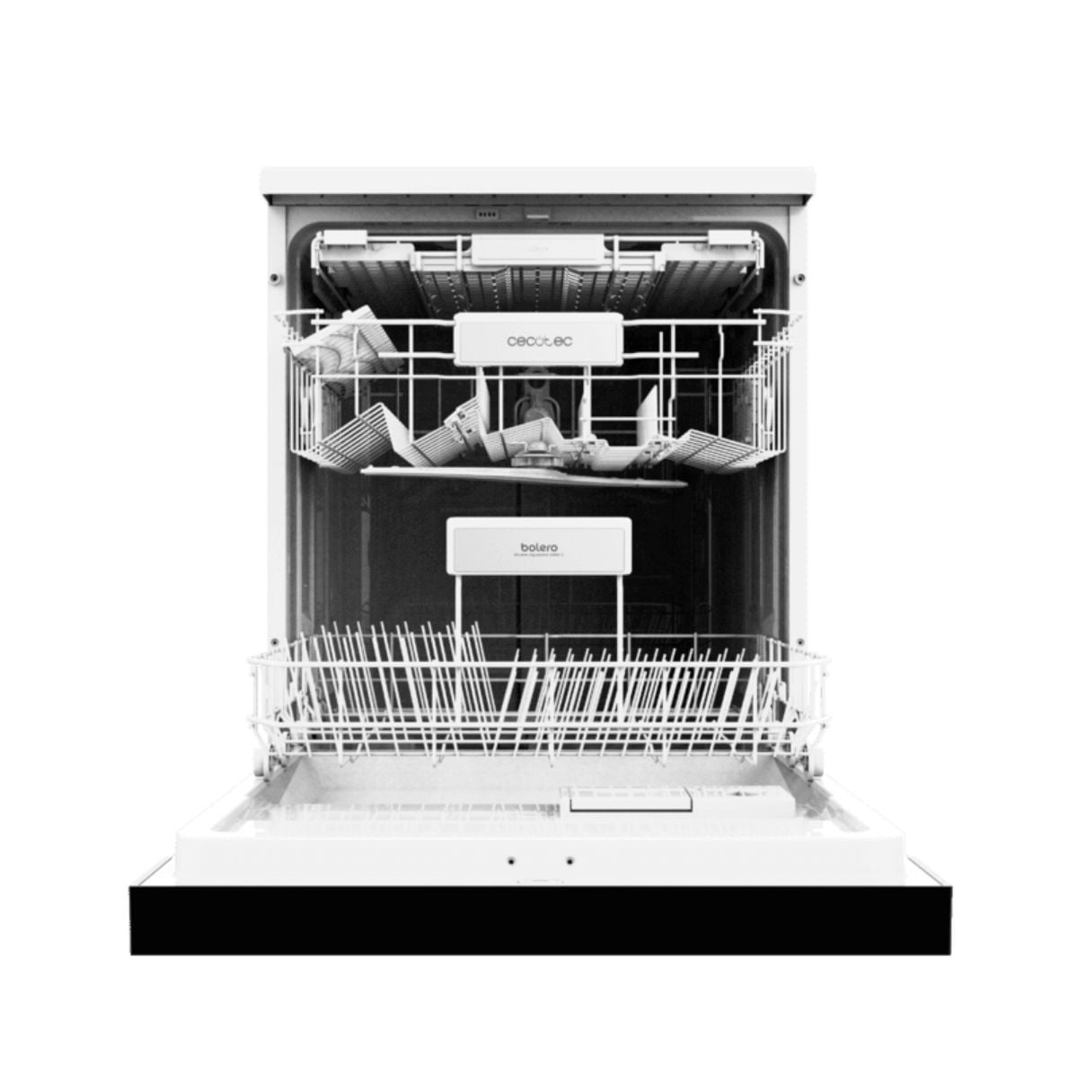 Lavavajillas Cecotec Bolero Aguazero 6500 15 cubiertos 6 programas C inox 60 cm - 5