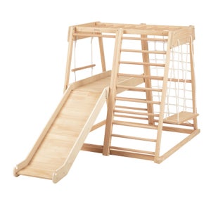 Structure d'escalade 7 en 1 bois pliable échelle arquée triangulaire