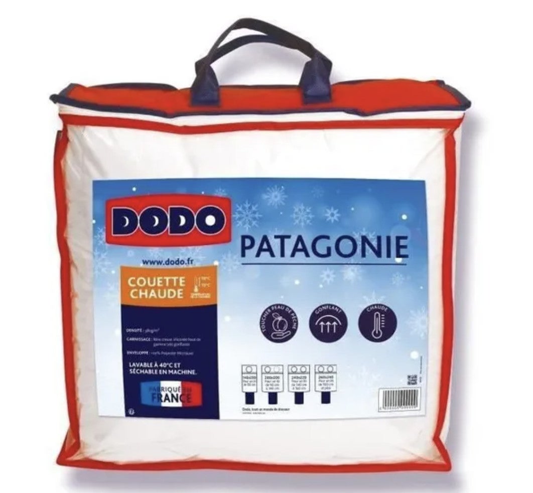 DODO Couette chaude Patagonie blanc - 140x200 cm - 3