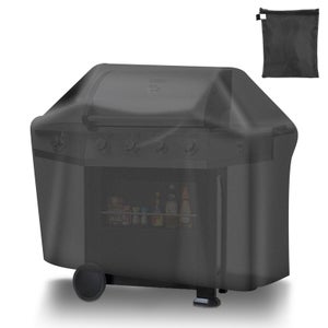 Housse Pour Barbecue Rond Ø70 X H75 Cm - Polyester 600D étanche & Anti-UV - Terre Jardin