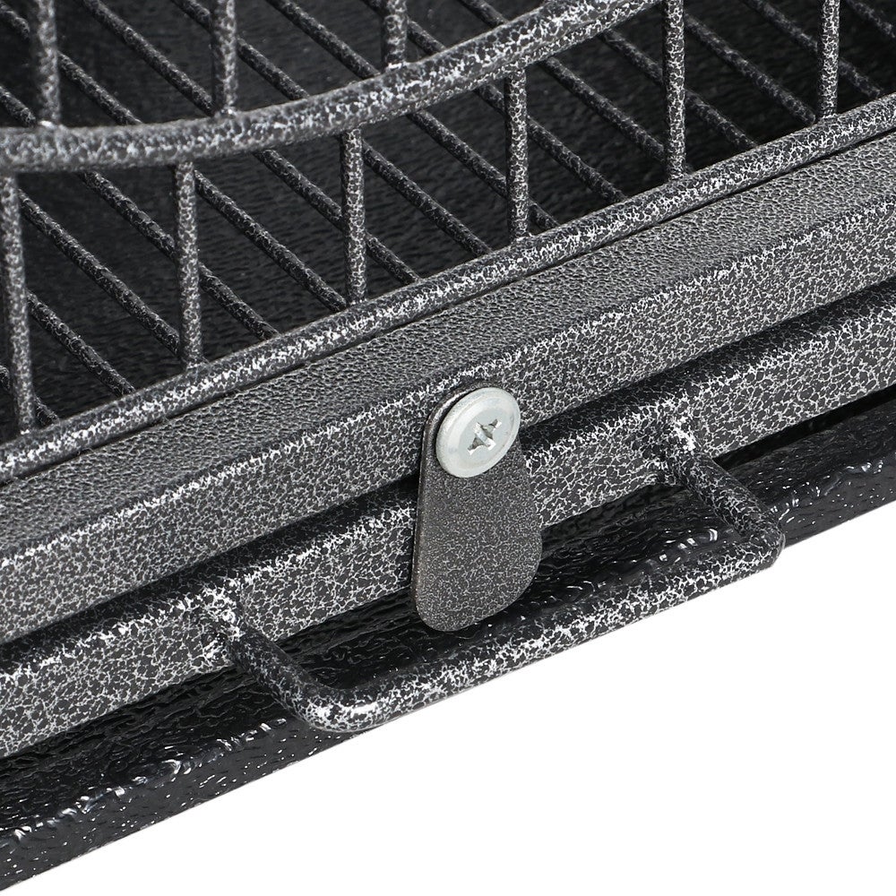 Cage pour Petits Animaux en Métal Multi Niveaux avec 5 Rampes, 5 Plateformes et 3 Portes, Noir Yaheetech - 9