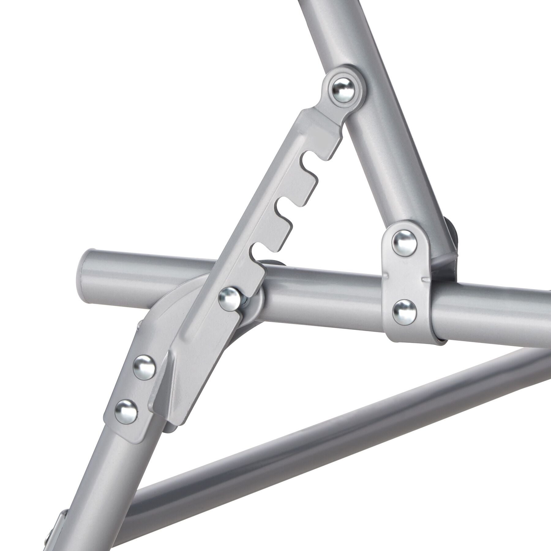 Lot de 2 transats en polyester et acier pliables réglables sur 4 positions avec appui-tête 190 x 68 x 65 cm TECTAKE - 5