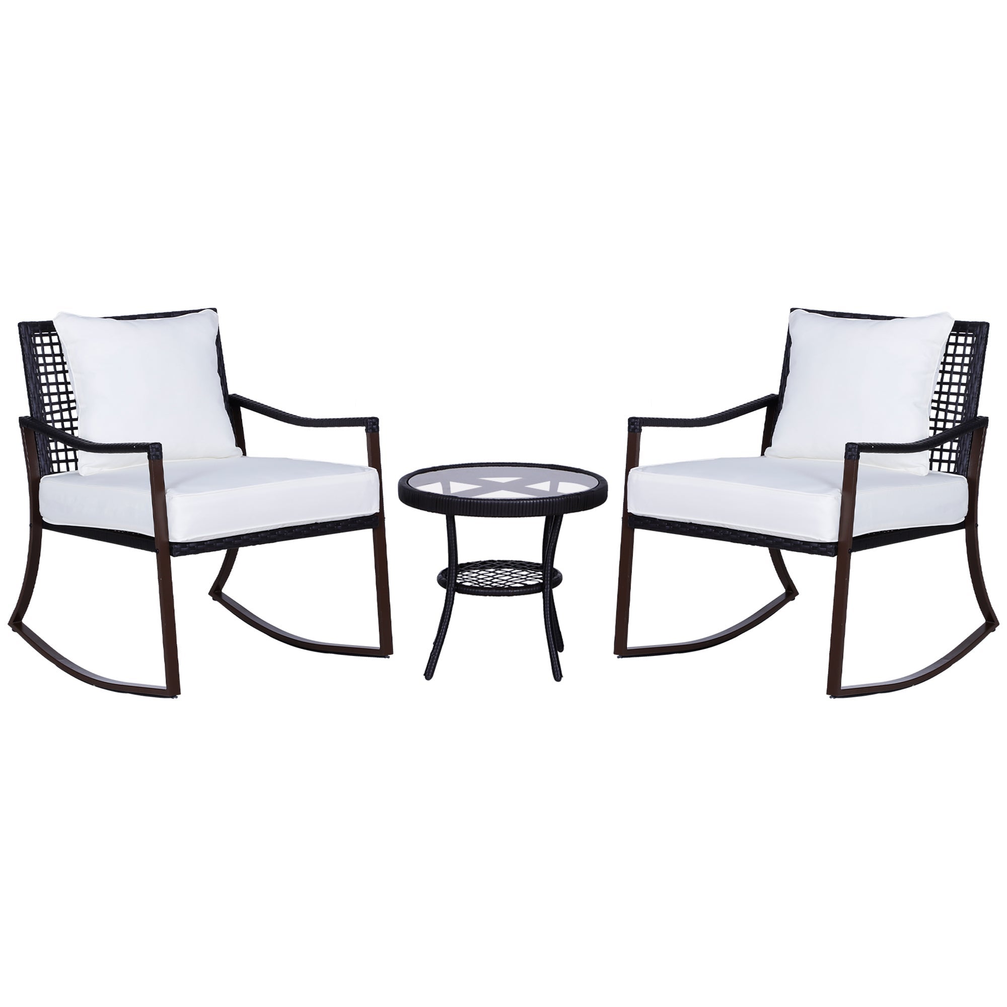 Relaxdays Salon De Jardin 2 Personnes Fonte D'Aluminium Design Romantique Noir Bronze