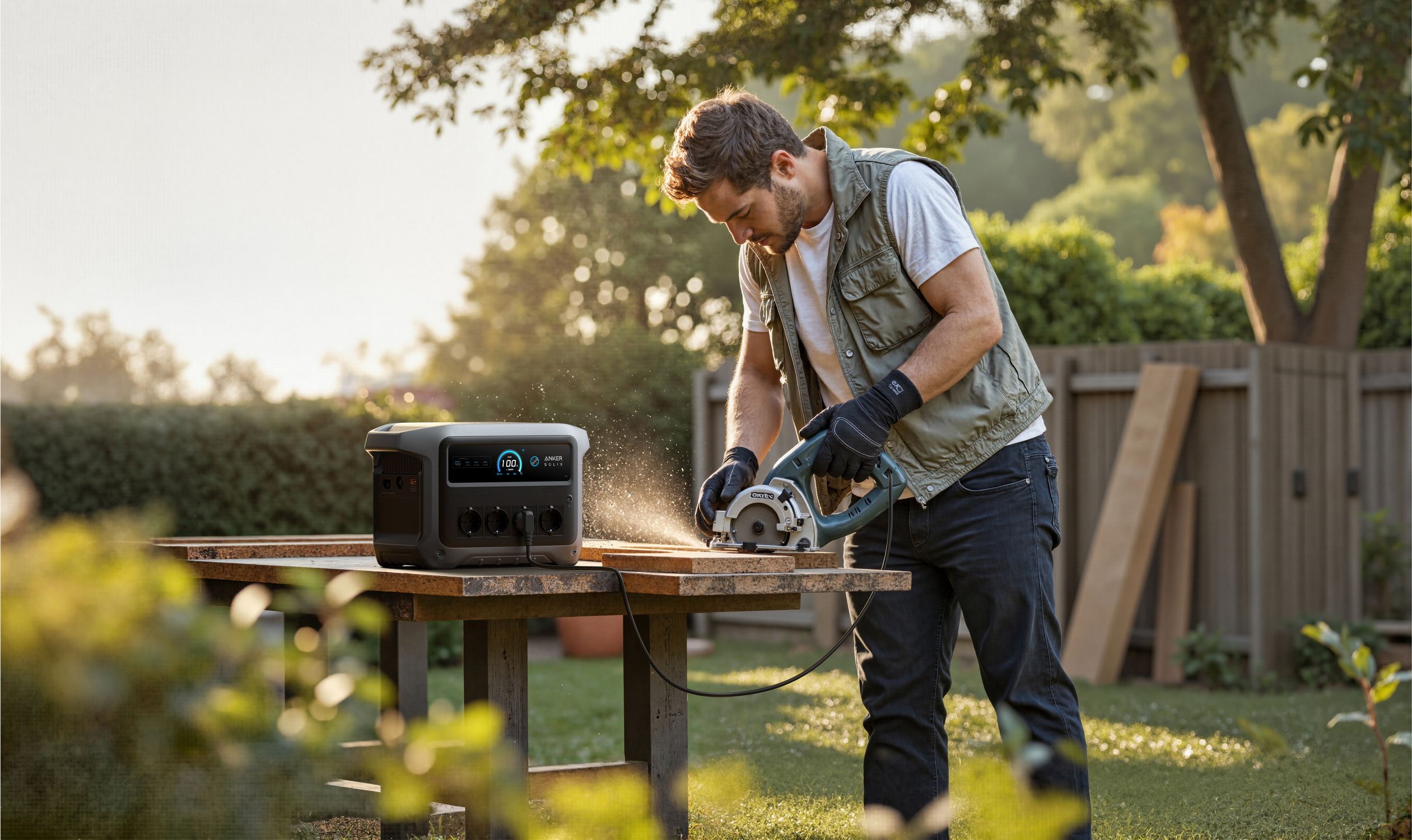 Kit Anker SOLIX C2000 Gen 2 avec Alternator Charger , Chargeur DC double 800W , Batterie 2048Wh, Générateur solaire 4x2400W - 7