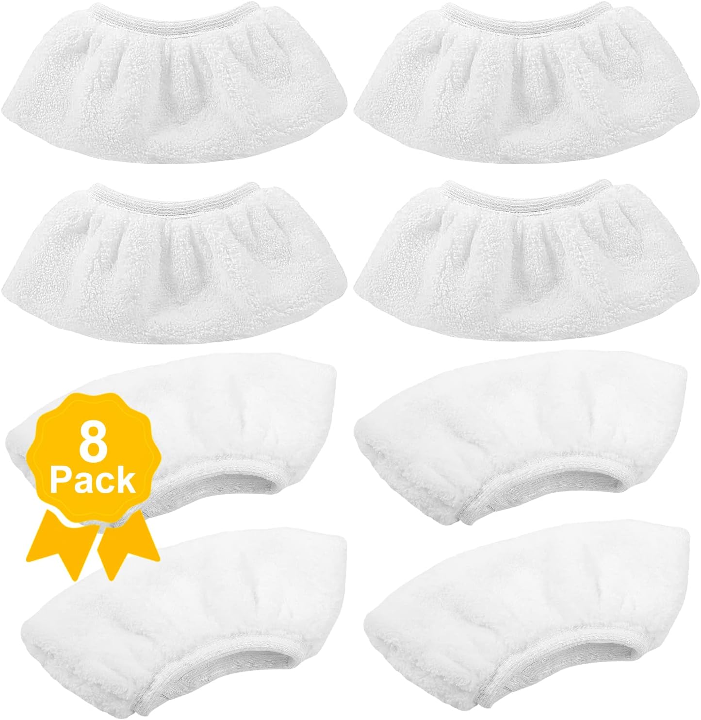 8 Bonnettes Microfibre pour Nettoyeur Vapeur Kärcher, Accessoires pour SC1 à SC5, Parfait pour le Nettoyage Domestique - 5