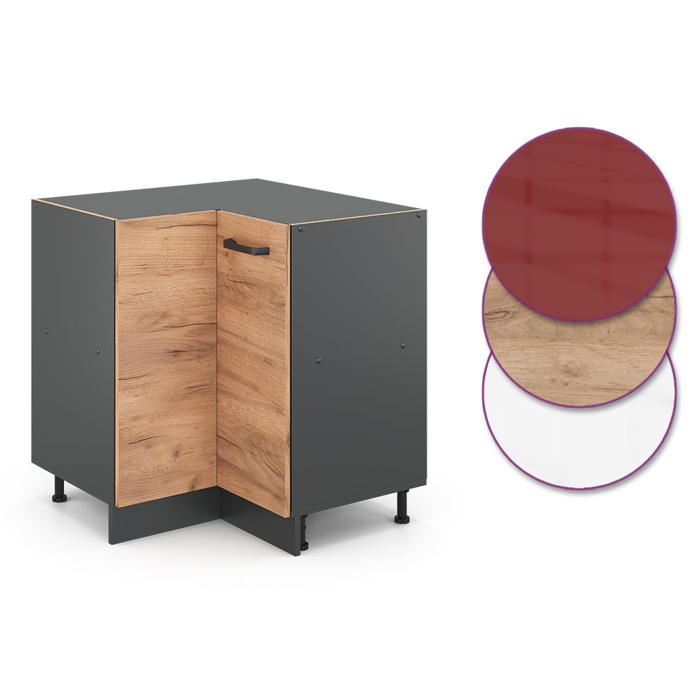 Vicco Meuble dangle R-Line, Chêne de force doré, 75.6cm sans PT - 5