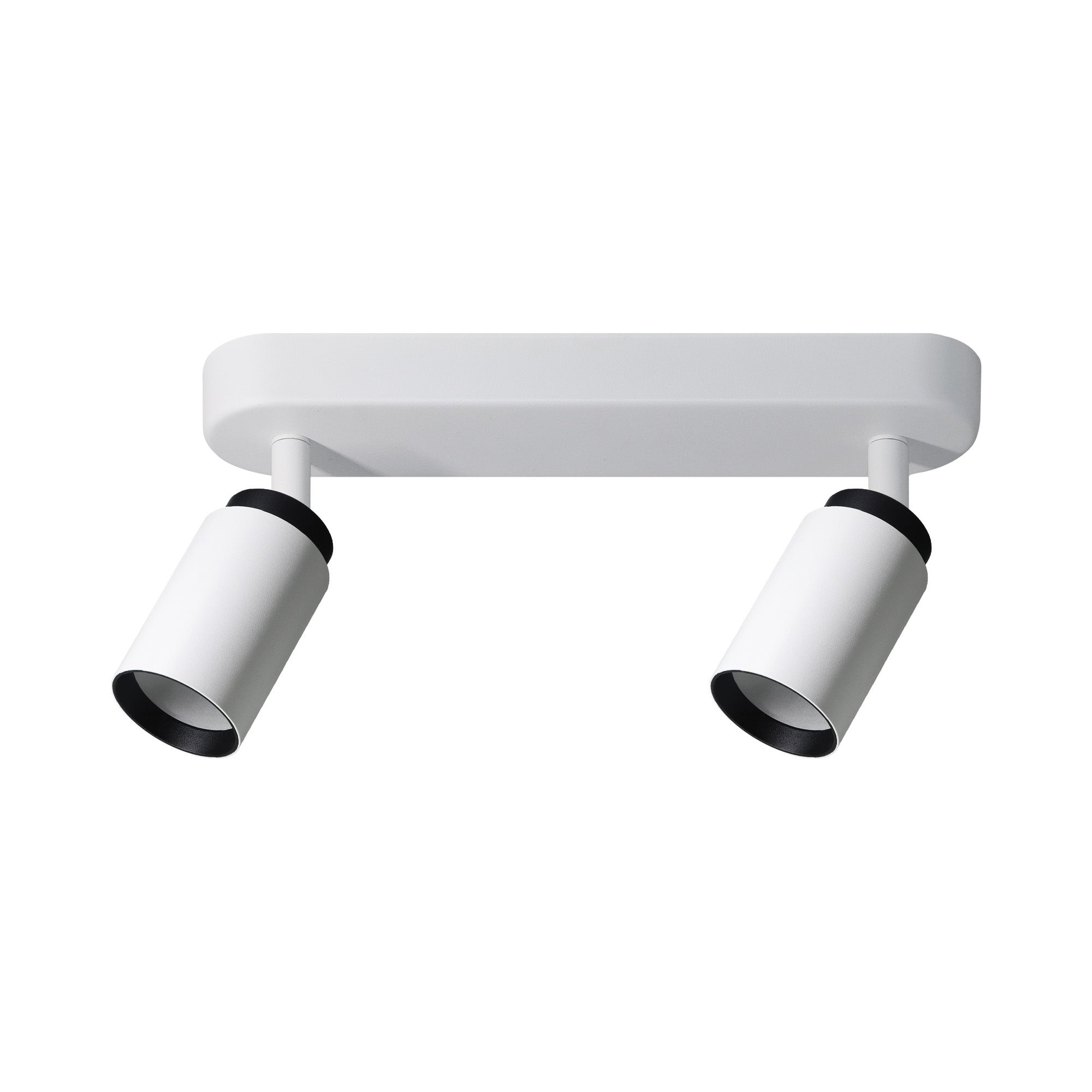 Listwa reflektorowa oświetleniowa natynkowa listwa typu spot MALGA 2 DUO 2xGU10 biało-czarna IP20 EDO