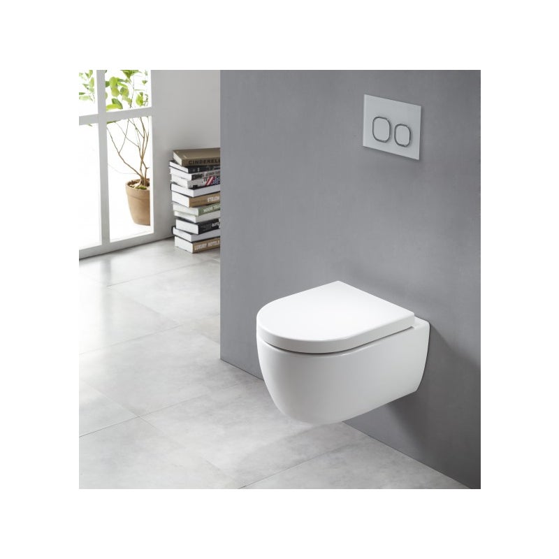 Bernstein Miska WC NT2039 Toaleta wisząca bezrantowa - płaska deska Soft Close