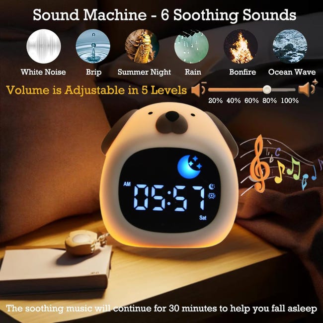 Réveil Pour Enfants, Réveil Chat Mignon Avec Veilleuse, Outil D'apprentissage Du Sommeil Unisexe Cadeau Ours En Peluche 99045322 Réveil Pour Enfants, Réveil Chat Mignon Avec Veilleuse, Outil D'apprentissage Du Sommeil Unisexe Cadeau Ours En Peluche 99045322