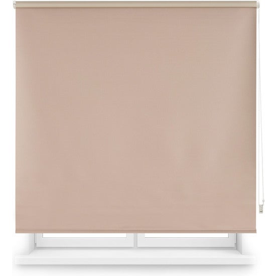 Estor enrollable opaco a medida - estor opaco tamaño 95x230 - estor enrollable color marfil | blindecor