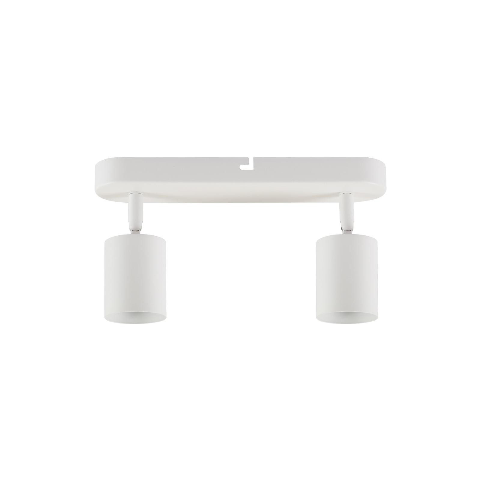 Zmh lámpara de techo de pasillo negra de 2 puntos gu10 lámpara de pared de diseño giratorio moderno para sala de estar cocina dormitorio comedor