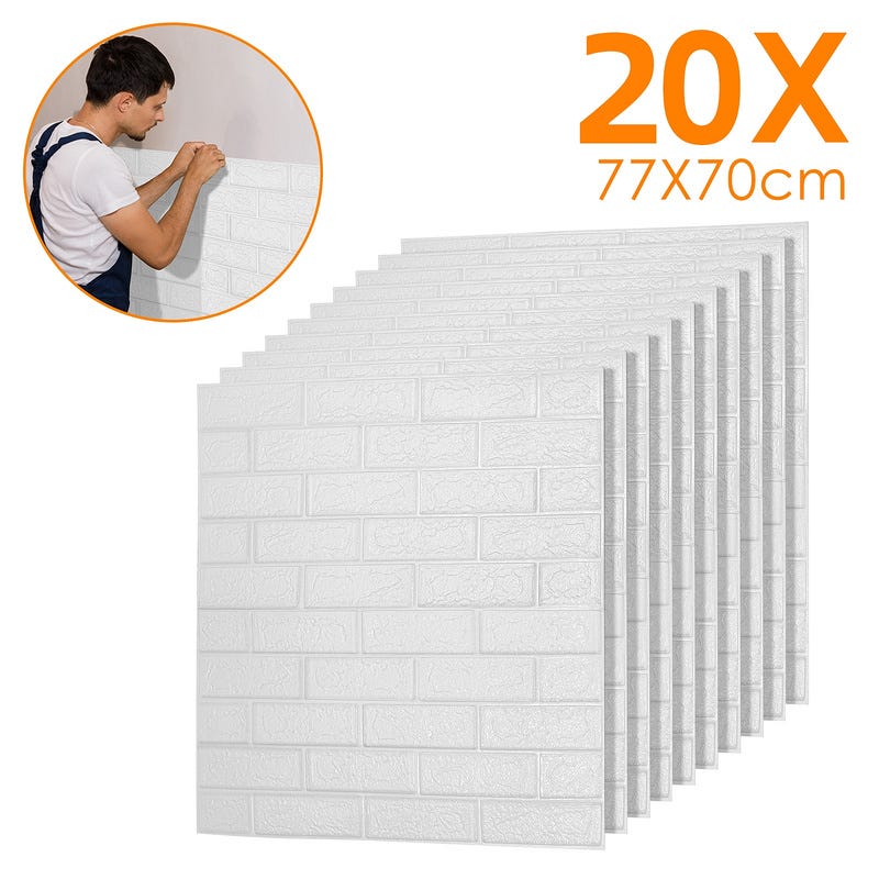1/10/20 PIEZAS Paneles de pared 3D autoadhesivos, 30 X 30 Cm, ultra 1/10/20 PIEZAS Paneles de pared 3D autoadhesivos, 30 X 30 Cm, ultra