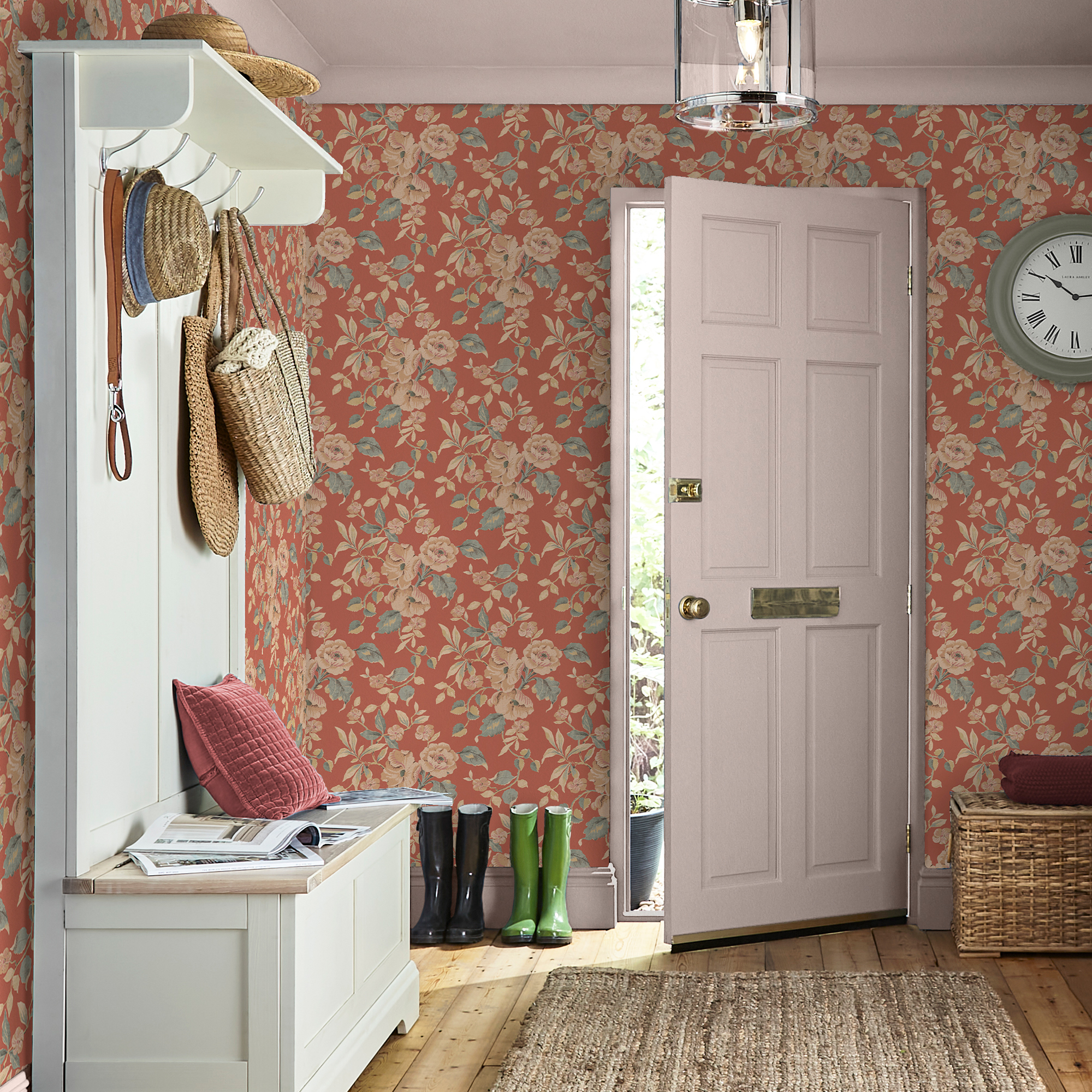 Laura Ashley Tapeta filzelinowa ALYWORTH TRAIL 10 m x 52 cm