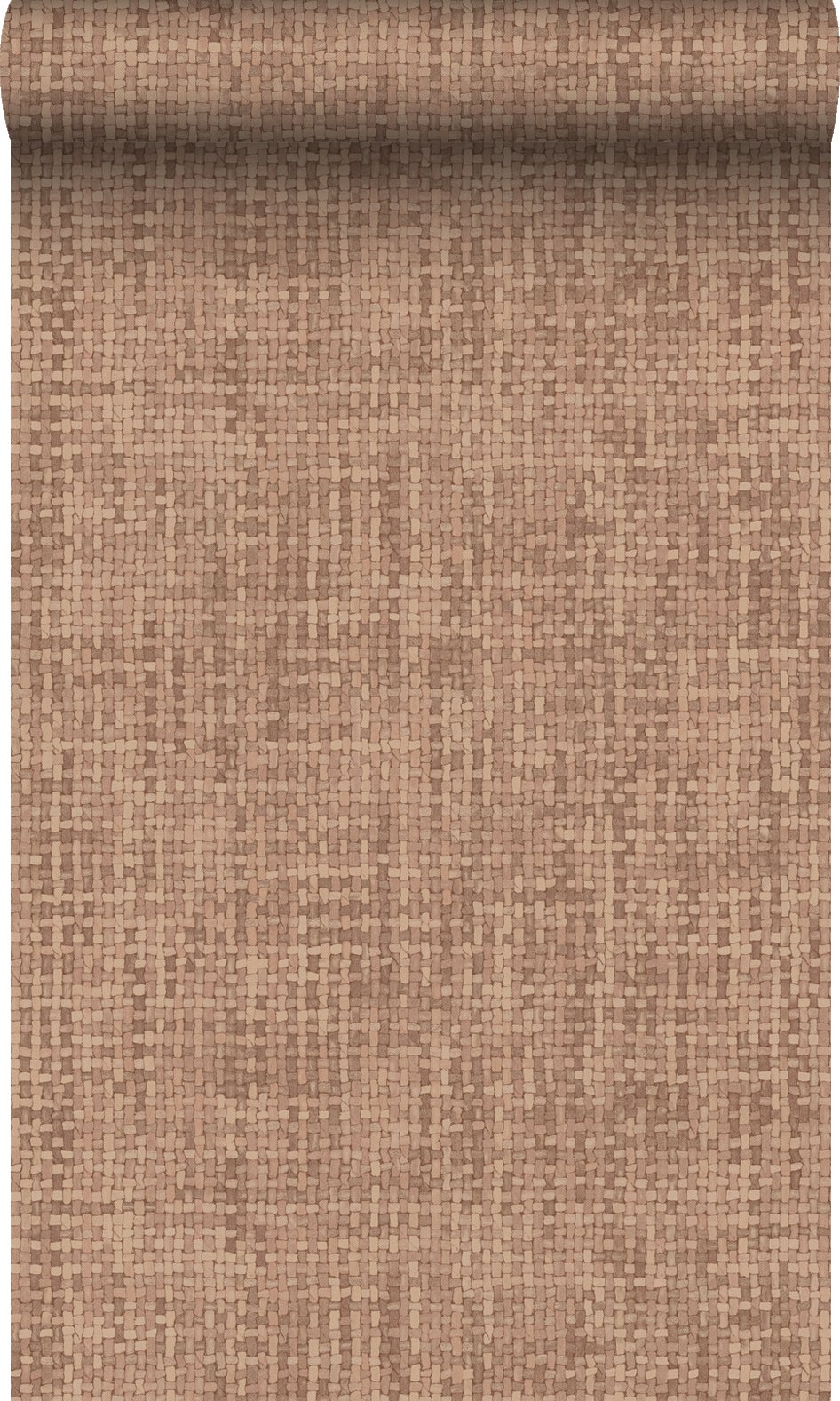 Tapeta tkana lniana tekstura brązowym - 50 x 900 cm - ORIGIN