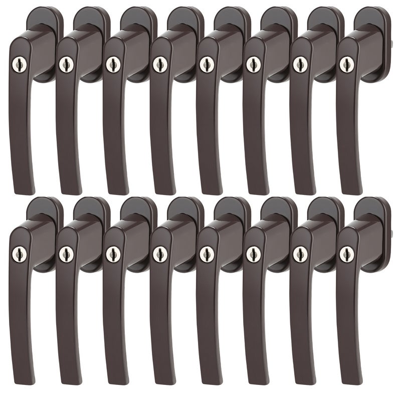 TWISTER Portachiavi In Pelle E Metallo - 3 Anelli, Chiusura A Twist, Colore Nero, 94x28x17 Mm