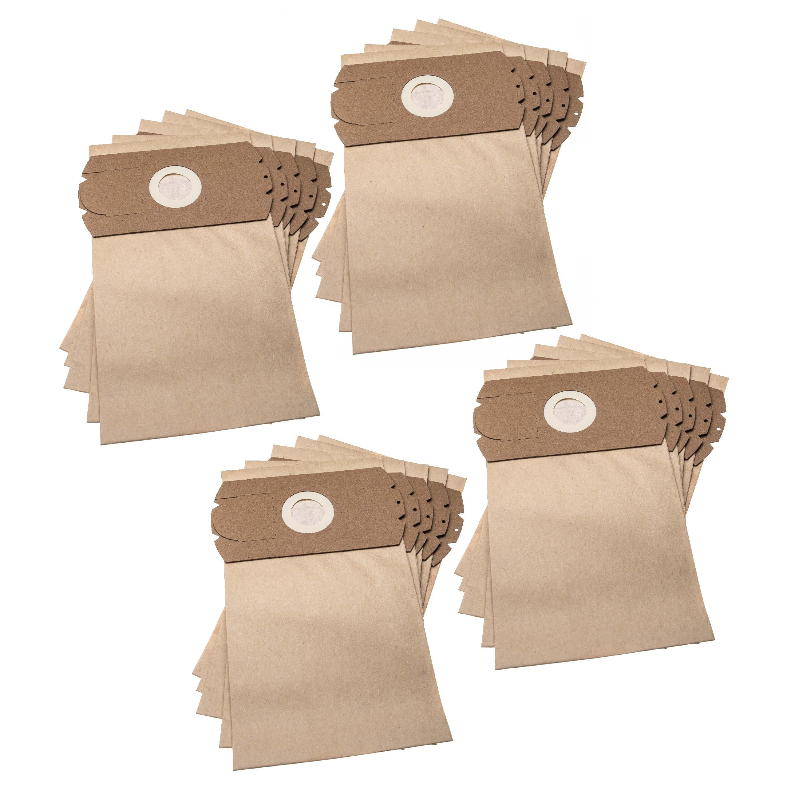 Sacs Aspirateur Wessper X20 - Pour Athene, Dalthon, Triathlon - Papier Recyclé