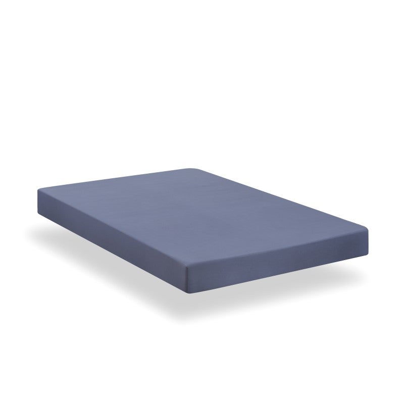 Sábana Bajera Ajustable 135 x 190/200 cm de Microfibra Cepillada Extra Suave Azul grisáceo TODOCAMA - 2