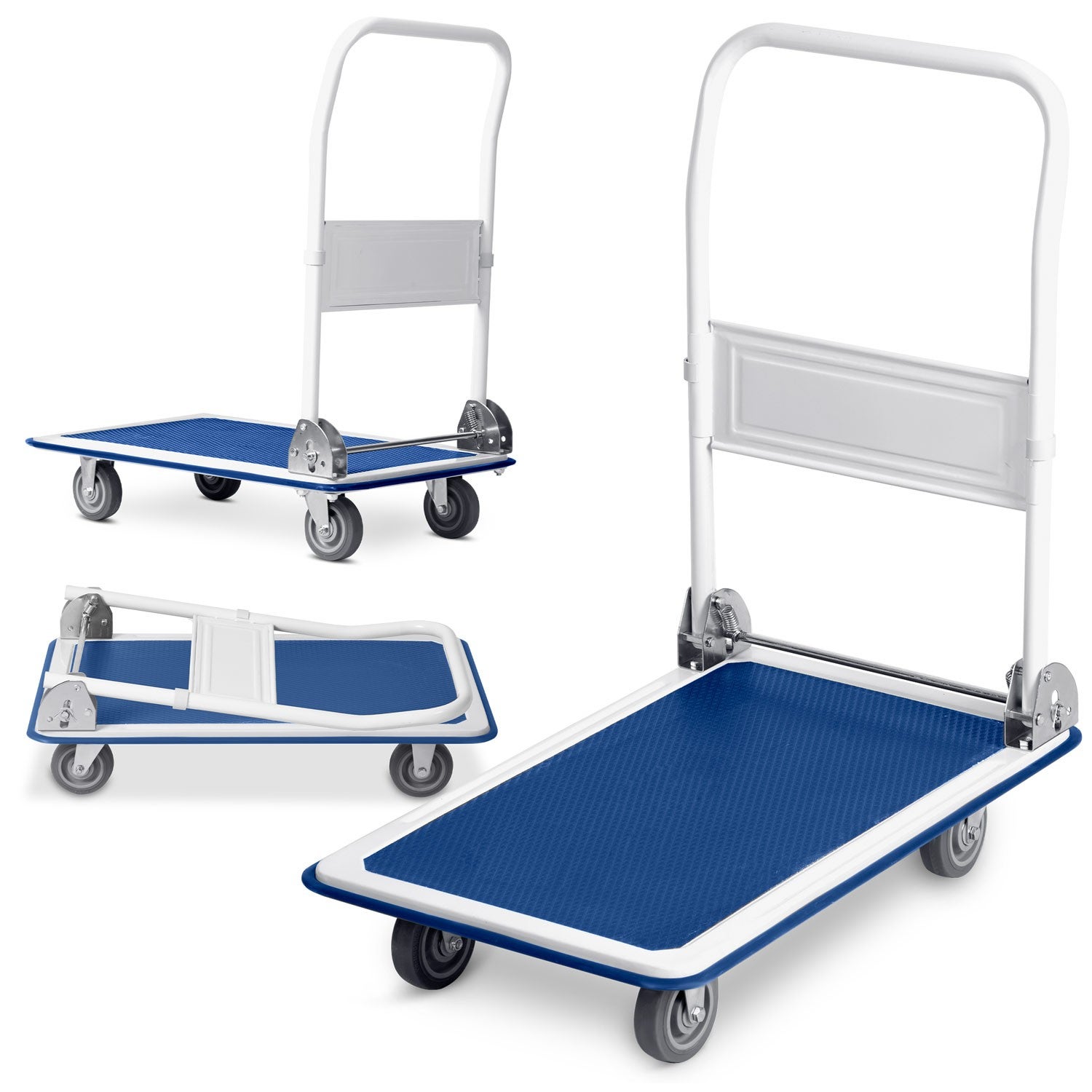 Wózek transportowy towarowy platformowy magazynowy Humberg HM-505 składany 150kg