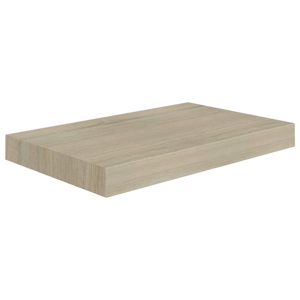 étagères murales flottantes 2 pcs chêne 40x23x3,8 cm MDF - 4
